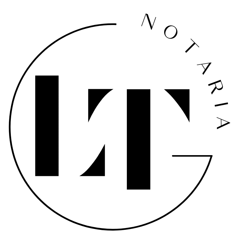 logo cuadrado inicial lorenzo talens negro